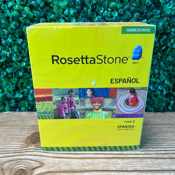 Rosetta Stone Spanish Latin America LVL 2 Homeschool Foreign Language W/ Headset - Picture 1 of 8